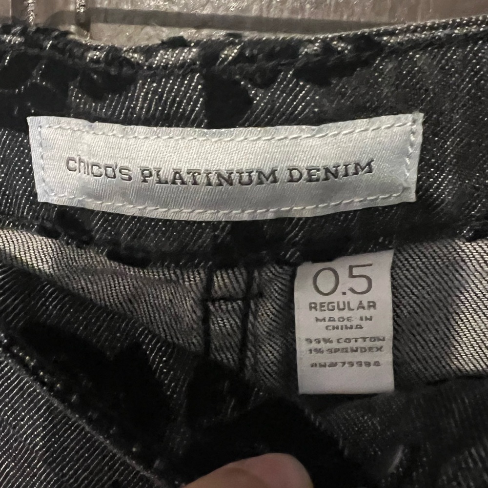 Chicos Platinum Denim - Picture 2 of 3